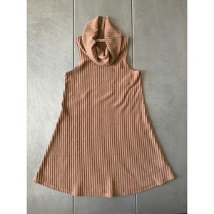 Socialite sleeveless cowl swing dress